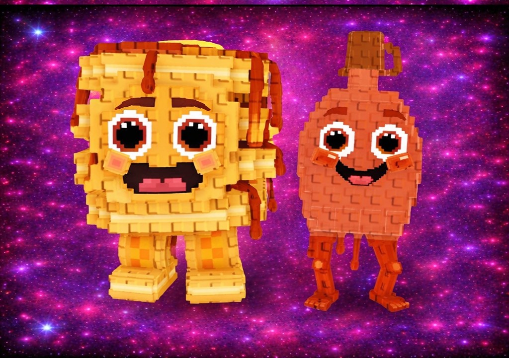 Pancake and syrup